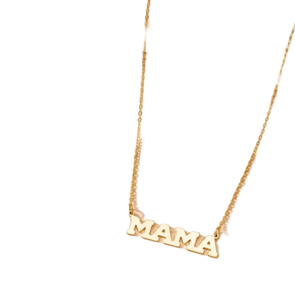 Gold MAMA Necklace